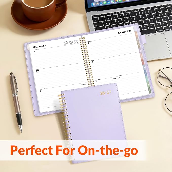 SUNEE 2026-2027 Weekly & Monthly Planner 6.4"x8.5" - Image 7