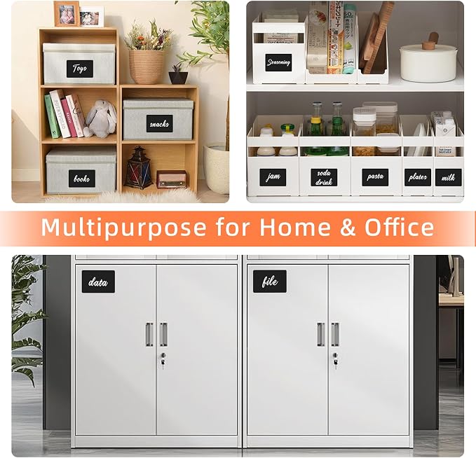 Homrelaxy 180Pcs 4"x6" Labels for Storage Bins, Removable No Residue Large - Image 7