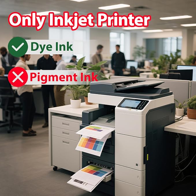 Uinkit Glossy Inkjet Photo Paper 8.5x14 Legal Size, 48lb 180gsm, 100 Sheets - Professional Photographic Quality, Compatible with Dye Ink Inkjet Printers, High-Gloss Finish for Vibrant Prints-DeskLoop Office