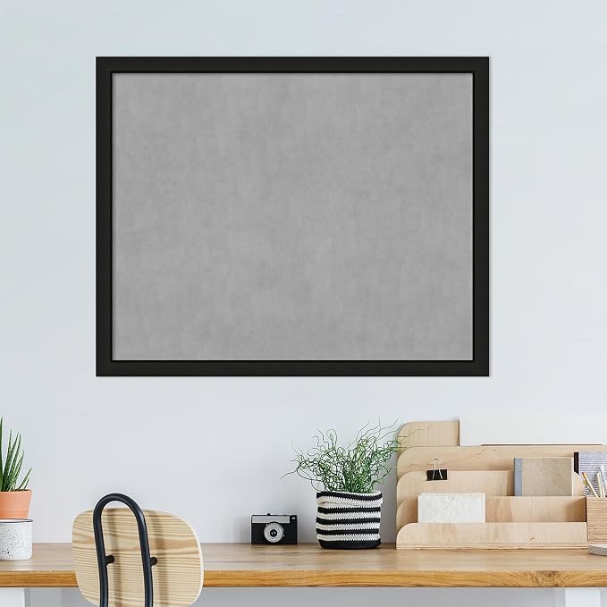 Amanti Art Black Framed Magnetic Board 35x43 X-Large Vision Board - Image 6