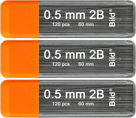 Bild Premium Mechanical Pencil Lead Refills (2B, 0.5 mm)-DeskLoop Office