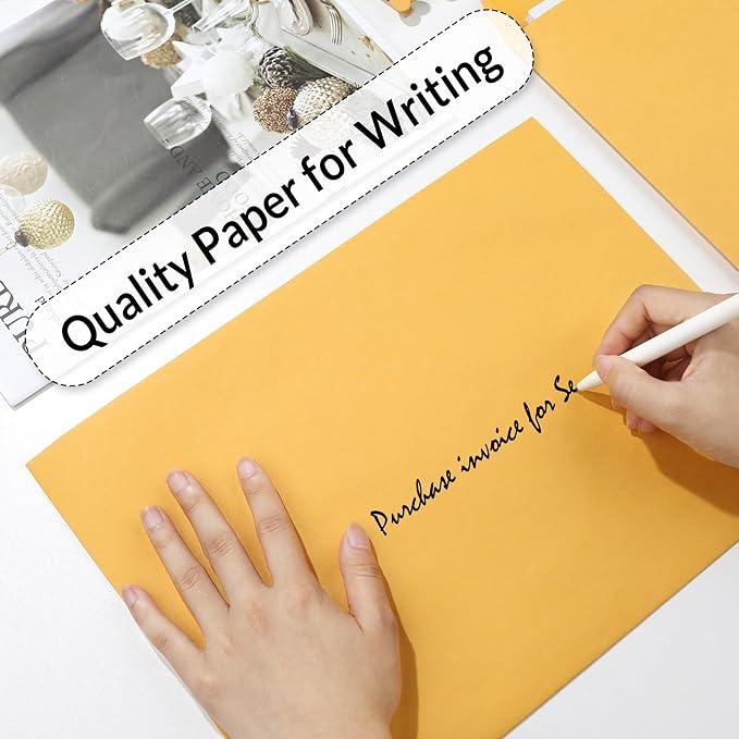 SUNEE 9x12 Clasp Envelopes 100 Count - 9x12 Inch Brown Kraft Envelopes with Clasp Closure – for Home, Office, Business, Legal or School, Great for Filing, Storing or Mailing Documents-DeskLoop Office