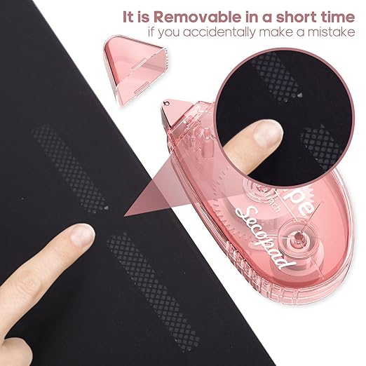 8 Pack Scrapbook Tape, Double Sided Tape for Crafts, Adhesive Glue Runner for Scrapbooking Journaling Supplies, Glue Roller for Kids and Adults School Office Teacher Supplies, 0.3IN x 26FT-DeskLoop Office