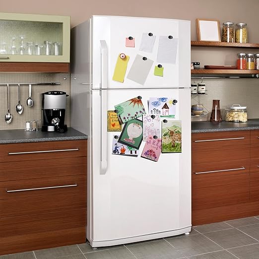 MIKEDE Whiteboard Magnets, 60Pcs Fridge Magnets Small Magnetic Push Pins Strong Magnets for Whiteboard, Black Neodymium Refrigerator Magnets Perfect for School, Classroom,Kitchen and Map Magnets-DeskLoop Office