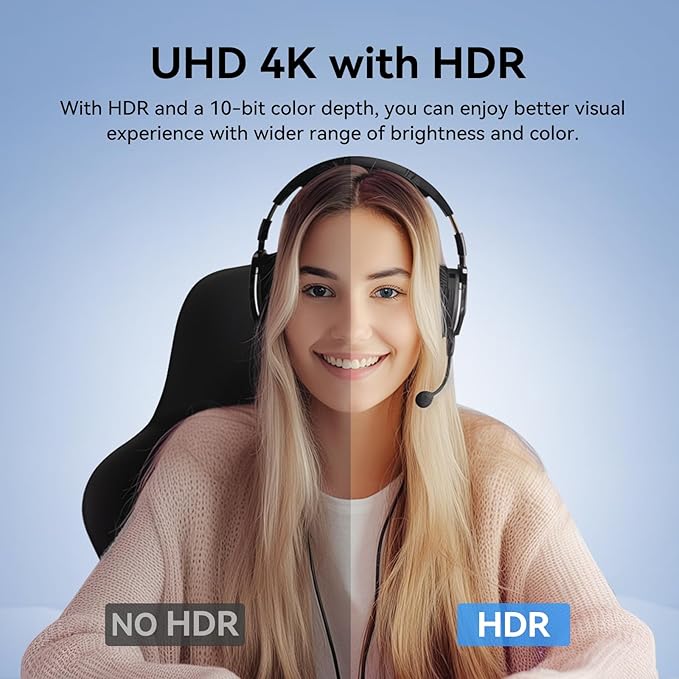 EMEET SmartCam S800-4K Webcam with Tripod for Streaming, Sony 1/2'' Sensor, Supports HDR, PDAF&TOF Dual-autofocus, 1080P@60FPS, Adjustable Heights with 360° Swivel Head, Perfect for Live Streaming-DeskLoop Office