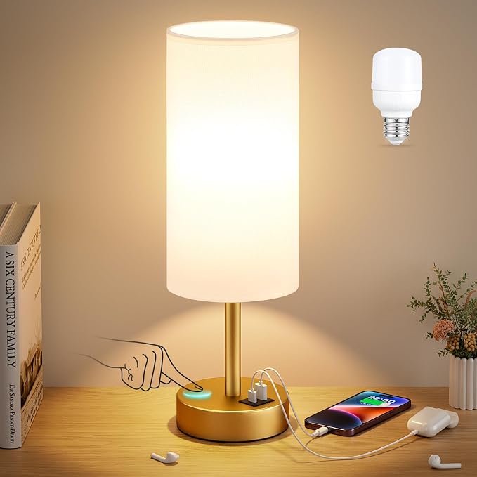 Dicoool Small Touch Bedside Lamp - Image 7