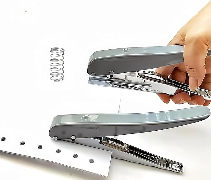Heavy Duty Hole Punch - Single 1/8" (3mm) Hole Punch for Crafts, Cards, Paper Tags & Scrapbook-DeskLoop Office