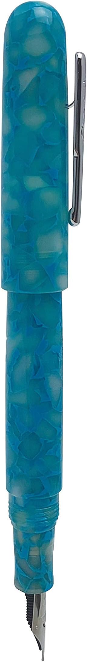 Conklin All American Fountain Pen in Turquoise Serenity – Medium Nib, Versatile - Image 8