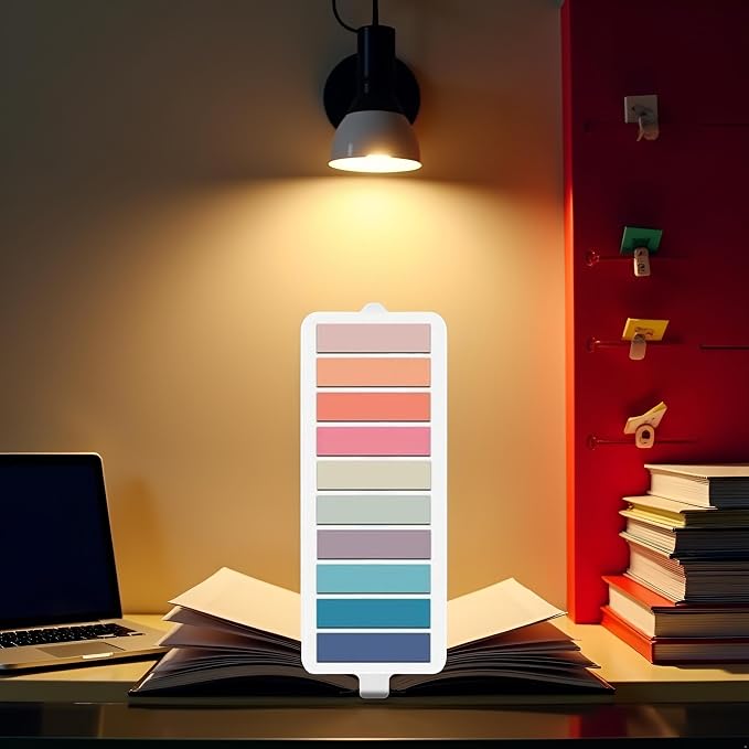 200 Pcs Sticky Index Tabs, Writable and Repositionable Book Flags Tabs Strip - Image 9