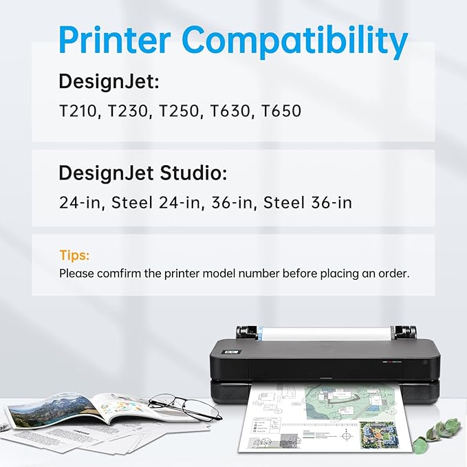 2PKS 712 Yellow Ink Cartridge (3ED69A, 29-ML) Used for HP DesignJet T650, T630, T250, T230, T210 & Studio Plotter Printers-DeskLoop Office