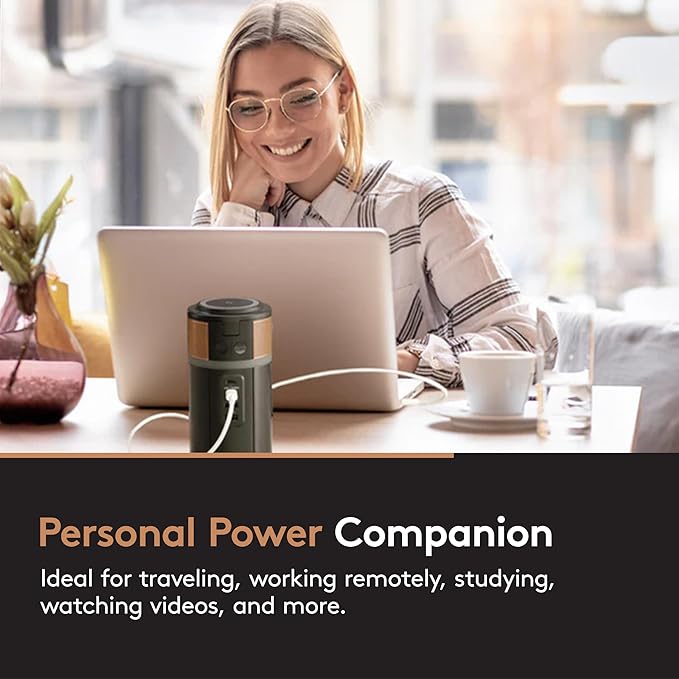 Duracell M150 Portable Charging Hub – 150W Charger for Laptops & Tablets, Wireless Charging for Cell Phones & Earbuds – Light & Compact Power Bank Station w/ USB-C & USB-A Ports, Charging Dock-DeskLoop Office