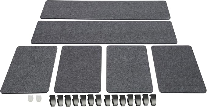 ReFocus Raw Clamp-On Acoustic Desk Divider Mounted Privacy Panel Set – Reduce - Image 9