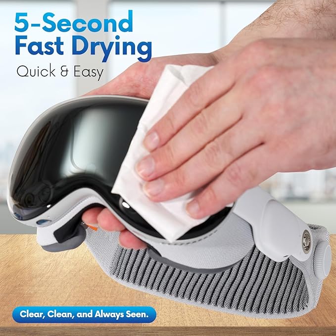 Screen Cleaner Wipes – Quick Dry, Streak-Free Screen Wipes for Electronics, Phones, Computers, Cameras, and All Lenses, Soft & Gentle, 300ct, Pre-Moistened & Individually Wrapped-DeskLoop Office