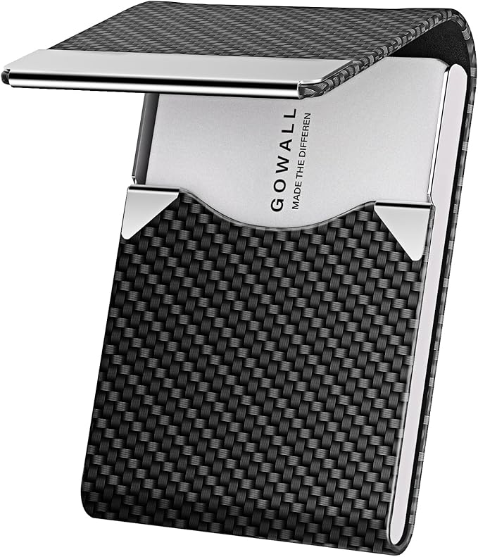 Black Carbon Business Card Holder - Image 9