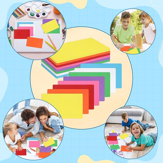 120 Pcs Dry Erase Index Cards Notecards Blank | Reusable Flash Cards Sheets - Image 7