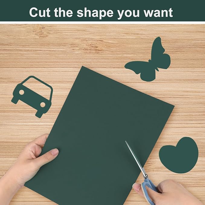 OcePor 50 Sheets Dark Green Cardstock Paper, Colored Printer Paper 8.5 x 11, Thick Construction for Cards Making, Scrapbook,Office Printing, Invitations, Certificates,DIY Crafting 92 lb/250gsm-DeskLoop Office