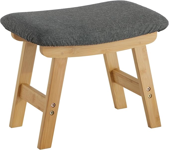 Foot Stool Ottoman Foot Rest Under Desk, Small Stool - Image 8