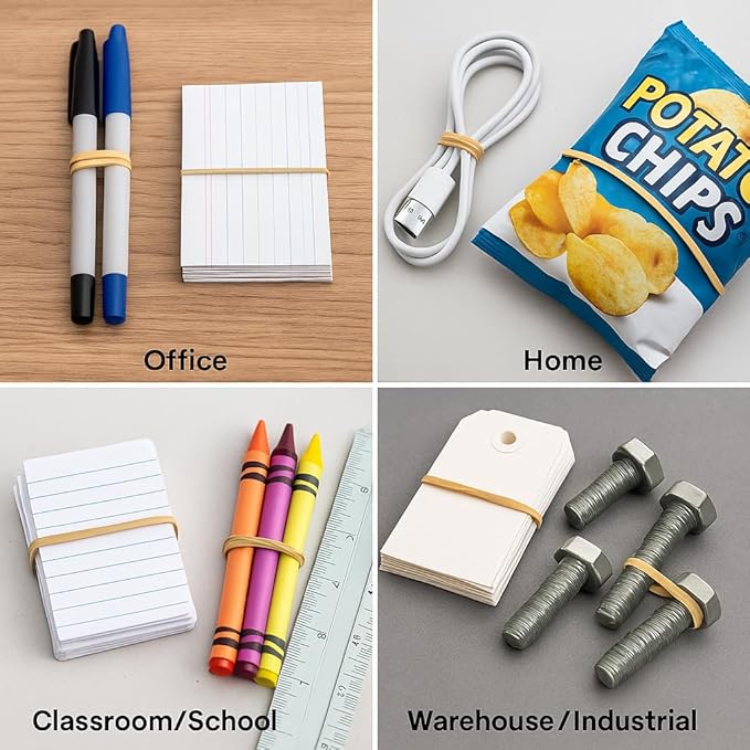 Upgrade Office Supply UPG22564 Rubber Bands, Size 64 (3-1/2 x 1/4), 320 Bands, 1 lb Box, USA