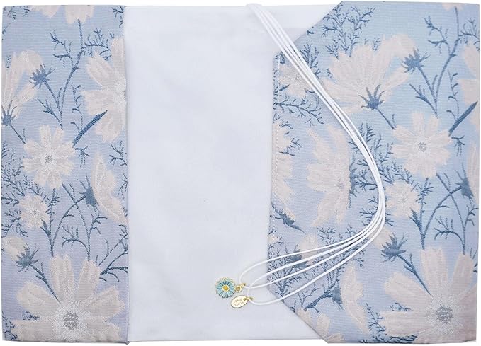 BLBMH Book Covers for Paperbacks Fit for 5.5x8.5 inch Adjustable BookCover for Women Soft Cloth Protector for Notebook Journal Book Lovers Gifts - Daisy 8.5in-DeskLoop Office