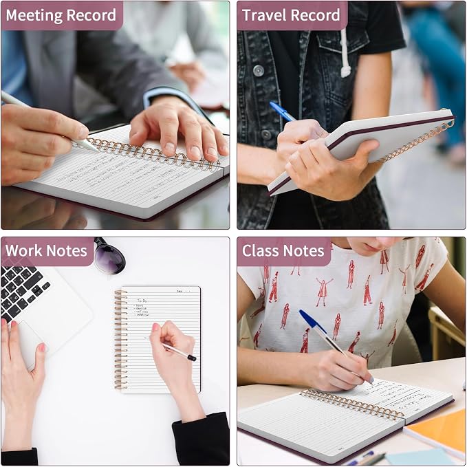 Forvencer Lined Spiral Journal Notebook - Image 7