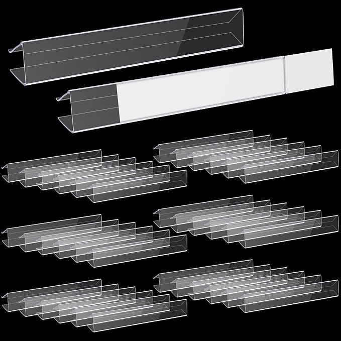 Teling 15 Pieces Shelf Label Holder - Image 8