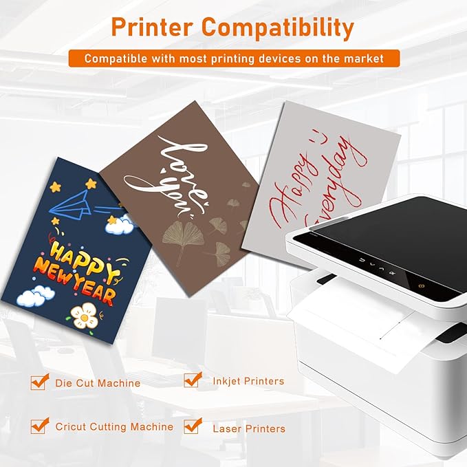 100 Sheets Coffee Color Cardstock 8.5 x 11 Craft Paper, 75lb Heavyweight Dark Brown Paper Card Stock for DIY Cards Making, Wedding Invitations, School Crafting, Memus, Greeting Cards-DeskLoop Office