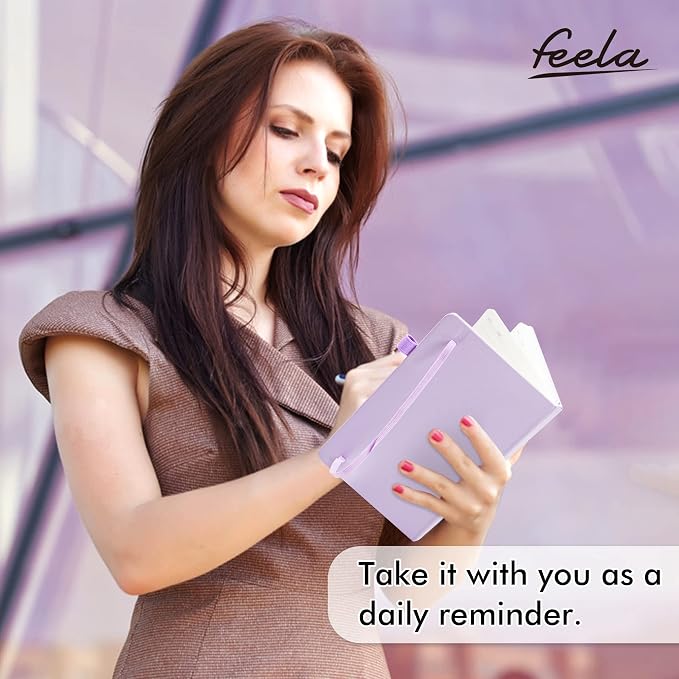 feela 5 Pack Notebooks Journals Bulk, Hardcover Classic Ruled Lined Journals - Image 7