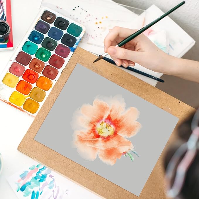 OcePor 50 Sheets Grey Cardstock Paper, Colored Printer Paper 8.5 x 11, Card Stock Thick Construction for Craft,Scrapbook,Office Printing, Invitations, Certificates,92 lb/250gsm-DeskLoop Office