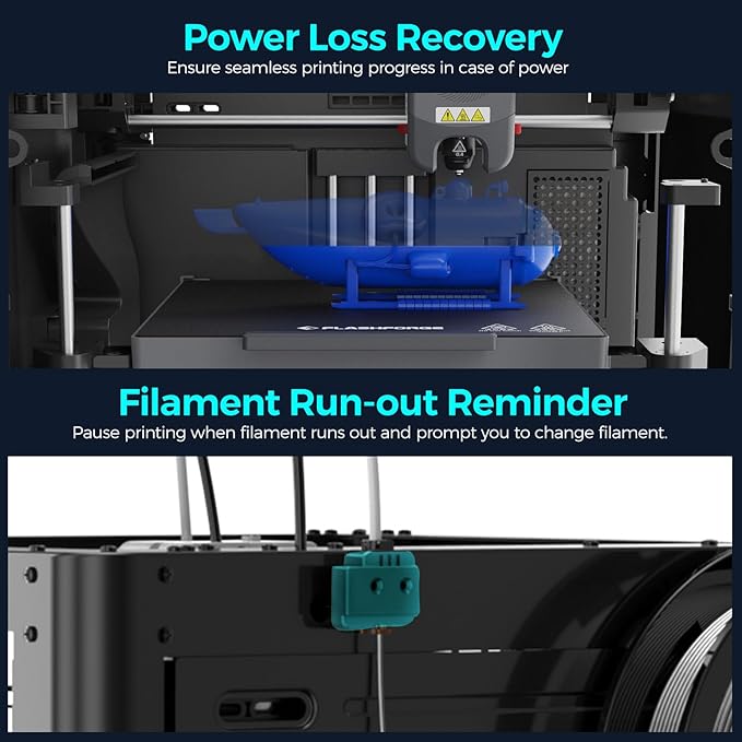 FLASHFORGE Adventurer 5M 3D Printer with Fully Auto Leveling System, Max 600mm/s High-Speed, 280℃ Quick-Detach Nozzle, CoreXY Structure for Superior Print Quality, Rookies & Experts Smart Choice-DeskLoop Office