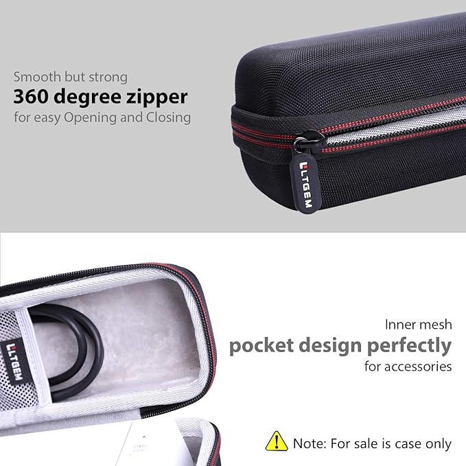 LTGEM Hard Case for Brother DS-640 / DS-740D / DS-940DW / DS-720D & Itari & HP Small USB & Canon imageFORMULA P-208II Document Scanner - Protective Carrying Storage Bag-DeskLoop Office