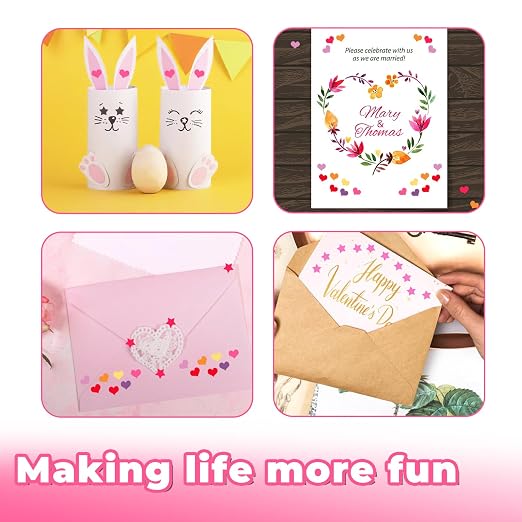 UCEC 2 Pcs Handheld Hole Punch Shapes Kit - Image 7