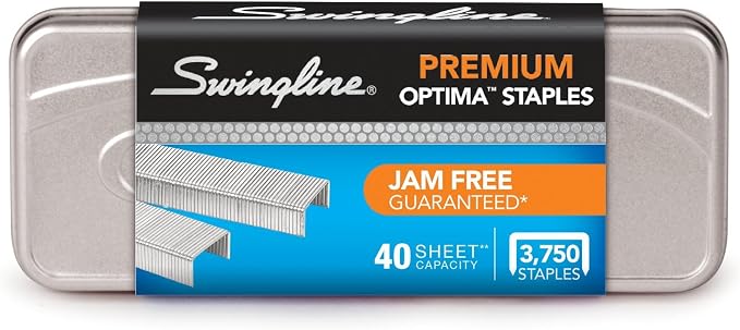 Swingline Staples, 1/4" Length, Jam Free, 210 Per Strip, 5 Pack - Image 3