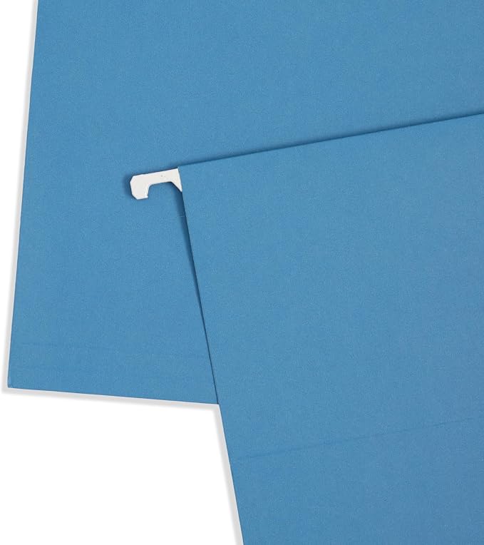 25 Blue Summit Supplies Legal Size Hanging File Folders - Image 7