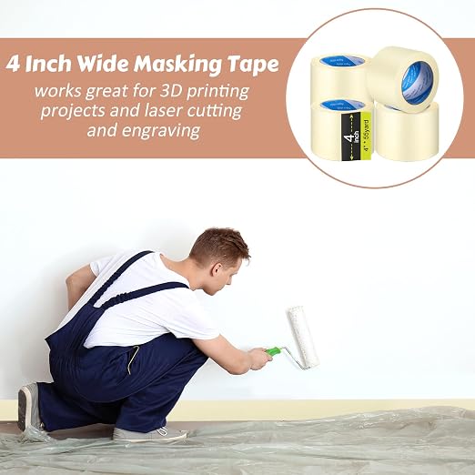 Fainne Masking Tape Bulk General Purpose Masking Painting Tape 55 Yards - Image 7