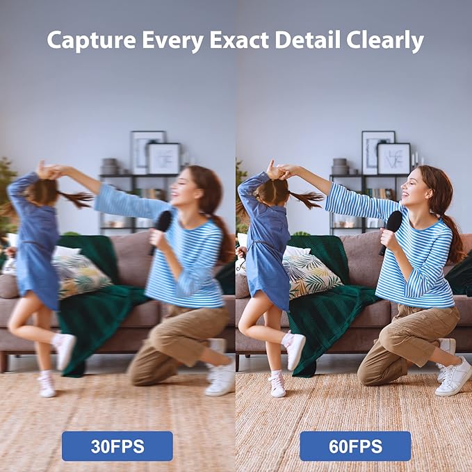 Zoomable Webcam with Remote Control, 1080P 60FPS Streaming with Ring Light and Microphone, Pro USB Webcam with 5X Digital Zoom and Privacy Cover for Zoom/Skype/Teams/PC/Laptop/Mac-DeskLoop Office