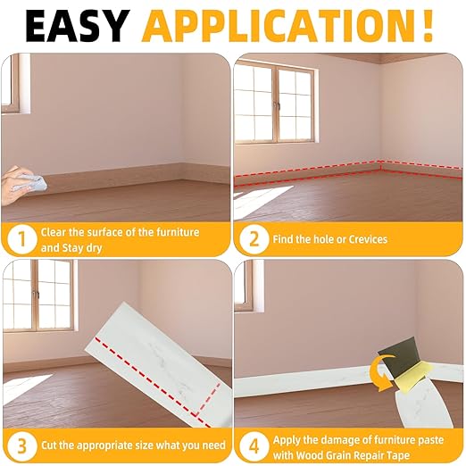 GSCIT Club Marble Wallpaper, 15.7 inch X 15ft Self Adhesive Wood Grain Repair Tape Patch for Tables, Chairs, Baseboards, Doors, Windows, Floors, Handicraft DIY.-DeskLoop Office