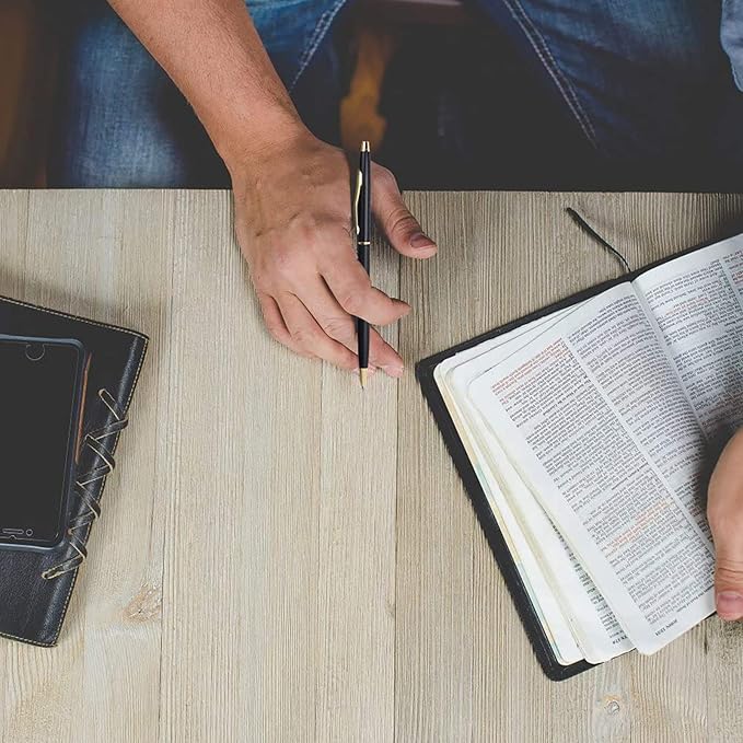 Cambond Black Pens Ballpoint Pens - Black Ink Bulk 1.0 mm Medium Point Smooth Writing Office Pens for Men Women Police Uniform Office Business, 10 Pack (Black)-DeskLoop Office