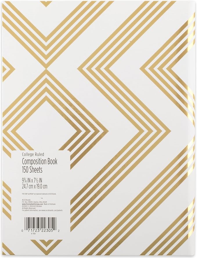 Five Star Composition Book, College Ruled Paper, 7-1/2" x 9-3/4", 150 Sheets - Image 6
