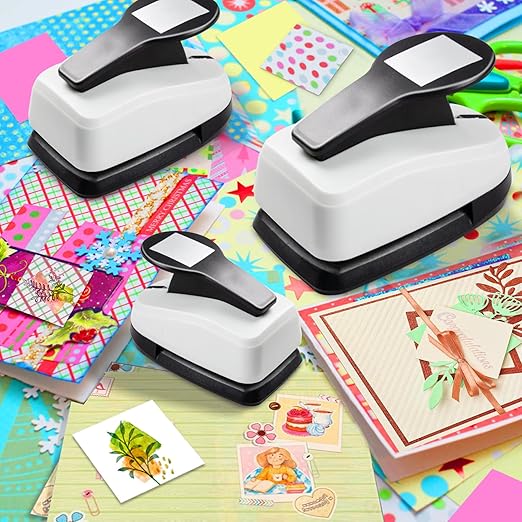 Square Hole Puncher Square Paper Punch Shape Punches for Paper Crafts-DeskLoop Office