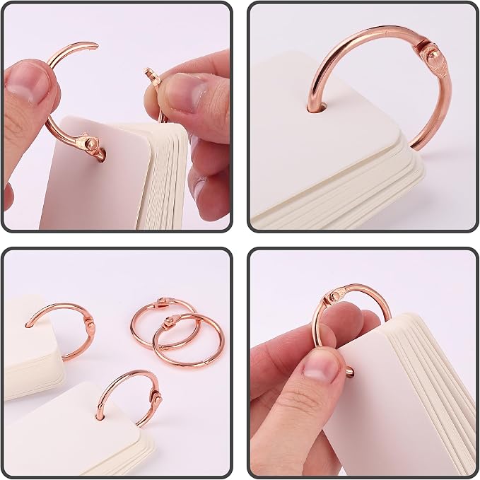 Mr. Pen- Loose Leaf Binder Ring, 1 Inch, 40 Pack | Metal Loose Leaf Binder Book - Image 7