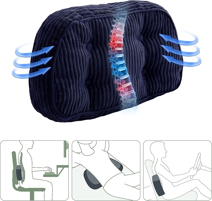 HIGOGOGO Lumbar Support Pillow for Recliner Chair/Accent Chair/Couch/Office - Image 8
