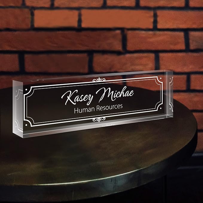 SalaGraphics Custom Engraved Acrylic Name Plates - Image 9