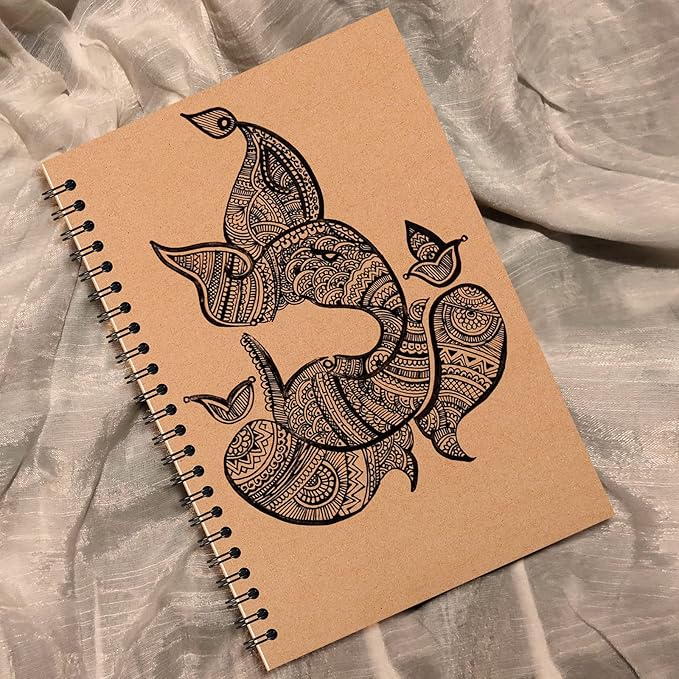 24 Pack A5 Spiral Notebooks Journal with Kraft Cover, 5x8 Inches, Ruled Lined Paper, for Work, Sketches, Study, Notes Taking, Gifts, Brown (24 PCS(Lined))-DeskLoop Office