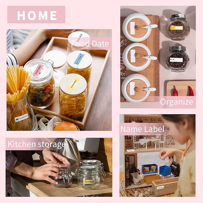 Phomemo Label Maker Machine, D30 Portable Handheld Bluetooth Mini Label Printer, Multiple Templates Smartphone Thermal Small Label Maker for Kids School Items, Classroom Teacher Supplies, Easy to Use-DeskLoop Office