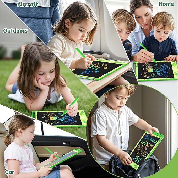 LCD Writing Tablet for Kids, 8.5 Inch, Dinosaur | Colorful Doodle Board - Image 7
