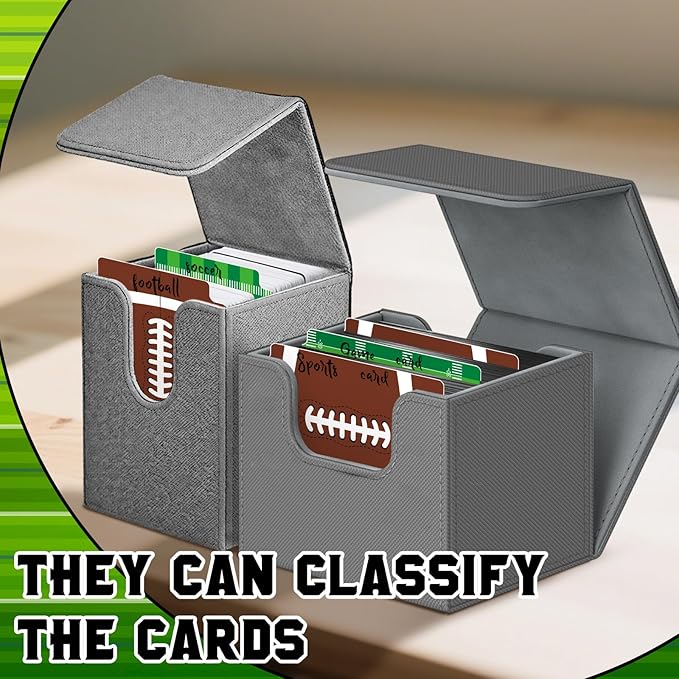 50pcs Football Card Dividers Plastic Index Card Storage Dividers with Tabs Card Separators for Sports Game Football Card Collection-DeskLoop Office