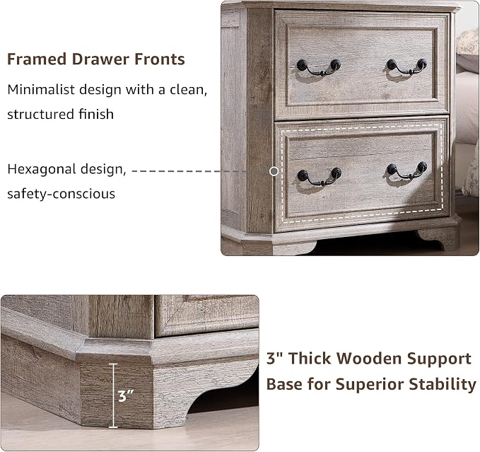 T4TREAM 34" Lateral File Cabinet - Image 9