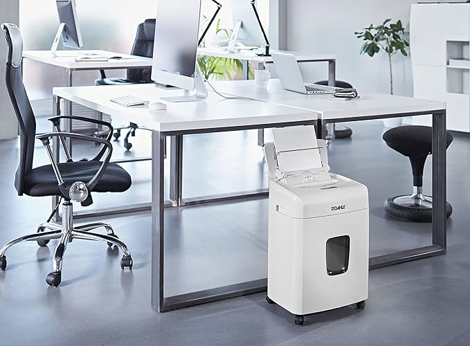 Dahle ShredMATIC SM 90 Auto-Feed Paper Shredder, Cross Cut, 90 Sheet Feed Tray, German Engineered, Jam Protection, Oil Free, SmartPower, P-4 Security, Shreds Staples/Paper Clips/Credit Cards-DeskLoop Office