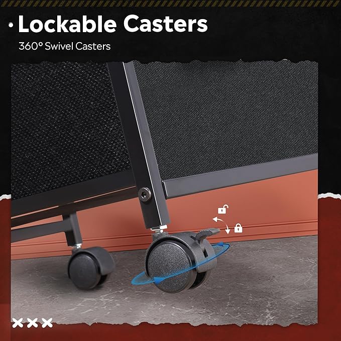 DEVAISE Mobile File Cabinet, Rolling Printer Stand with Open Storage Shelf, Fabric Vertical Filing Cabinet fits A4 or Letter Size for Home Office, Black-DeskLoop Office