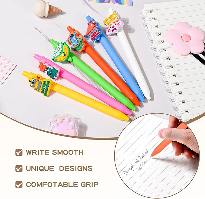10Pcs Funny Ballpoint Pens with Amusing Sayings | Cute Sarcastic Emotional Support for Adults Bulk for Coworkers Team Staff Funny Office Stationary(Funny)